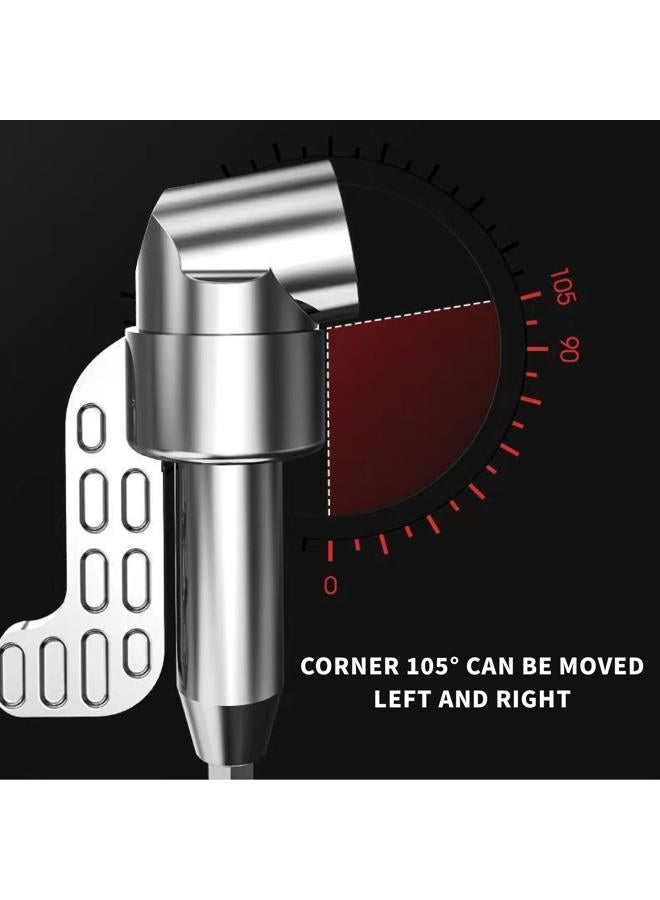 TIDENBR 105 Degree Right Angle Drill Adapter, Multifunction 105 Degree Drill Attachment & Right Angle Screwdriver, Solid Construction Corner Tool (Long+Short) - Image 5
