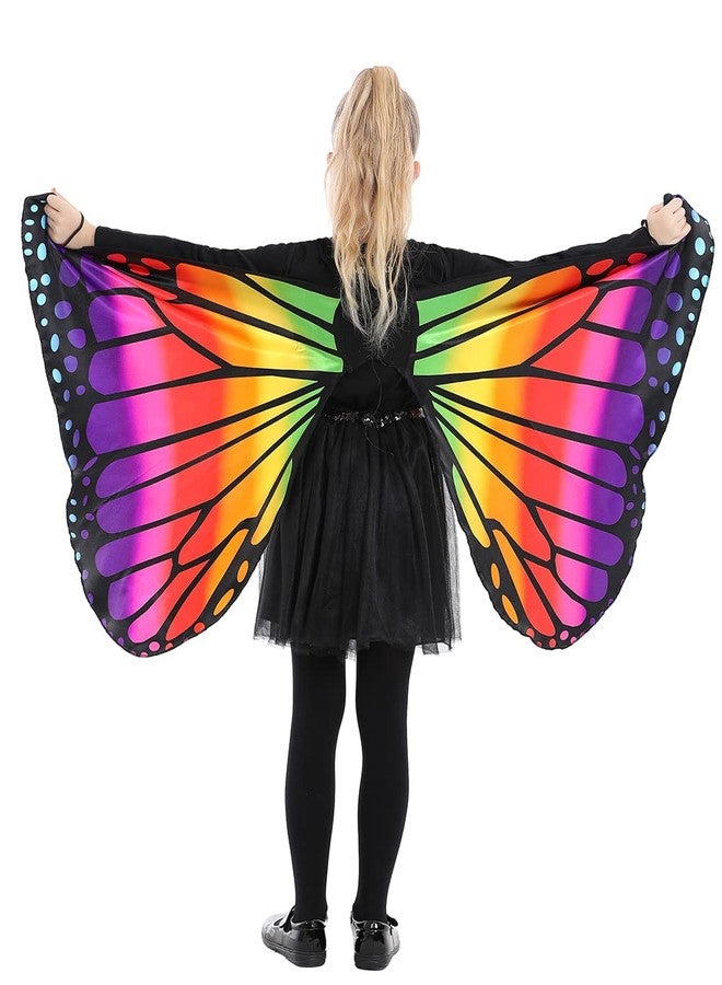 Seasons Kids Butterfly Cape Wings, One Size,Rainbow, W10351 - Image 3