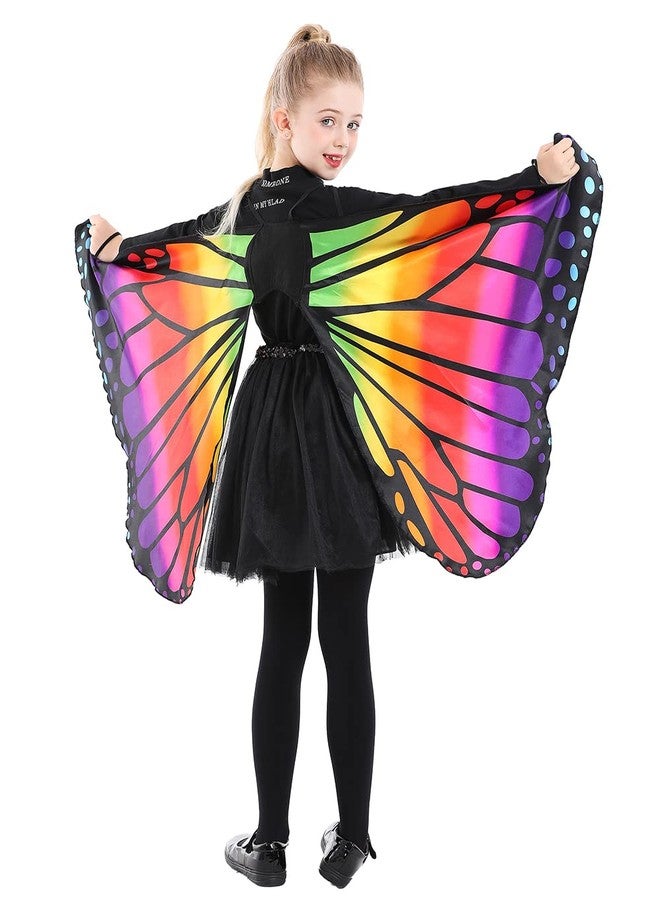Seasons Kids Butterfly Cape Wings, One Size,Rainbow, W10351 - Image 4