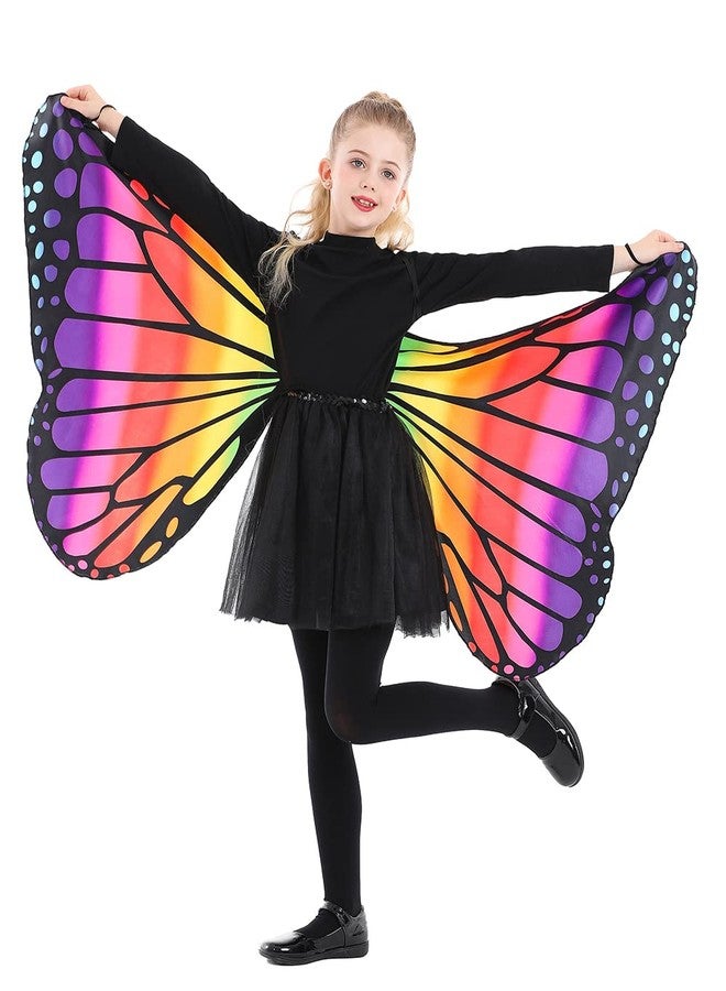 Seasons Kids Butterfly Cape Wings, One Size,Rainbow, W10351 - Image 2