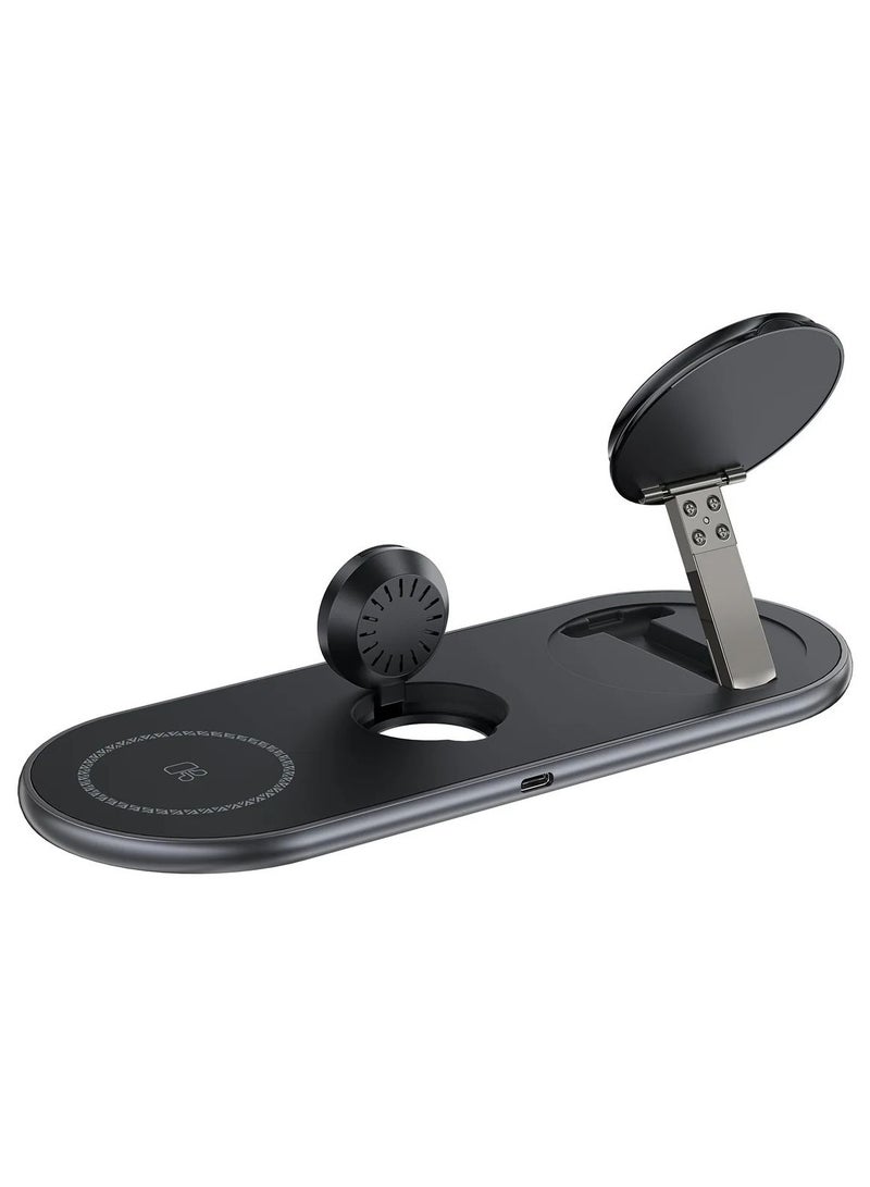 ACEFAST E19 Qi2 Desktop 3-in-1 Wireless Charging Holder - Image 3
