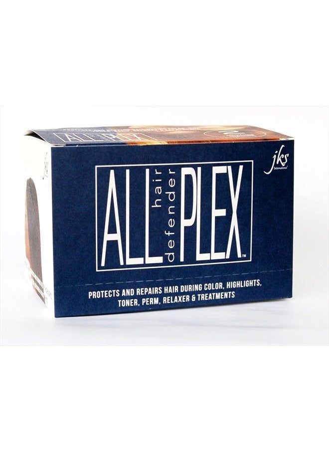 jks International ALL hd PLEX bond treatment up to 80 application Italian formula Kit for Bleaching, Coloring, Perm and Relaxer application protection for All Hair Types, up to 80 Application Large Kit  - Image 2