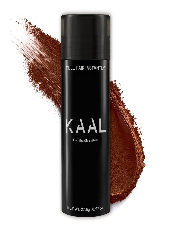 KAAL Hair Fiber Powder - (27.5g, Auburn), Refillable Bottle Hair Filler to Conceal Thinning Areas | For Men & Women, Instantly Effective - Image 1