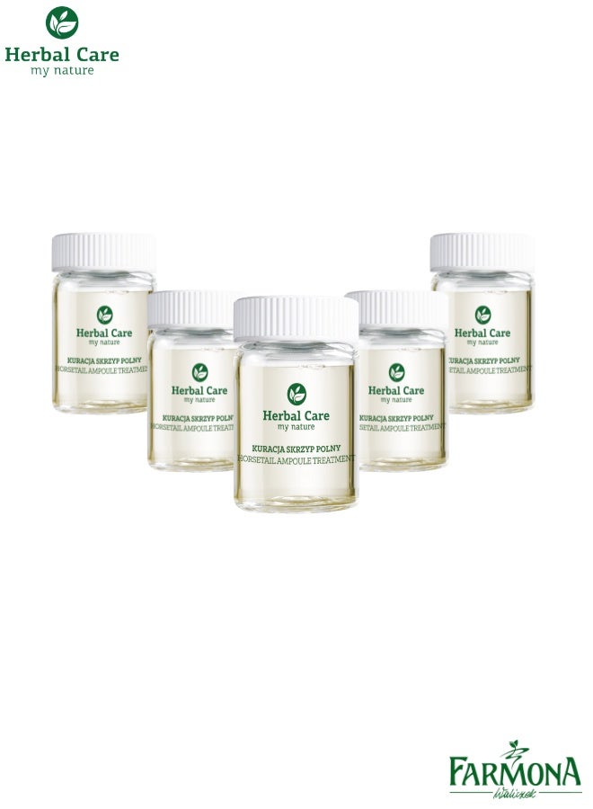 فارمونا هيربال كير أمبولات عشبة ذيل الحصان للشعر المتضرر بشدة 5x5مل - Image 3