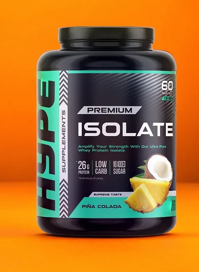 هايب مسحوق بروتين آيزوليت نكهة بينا كولادا | ١٫٨ كيلوغرام | مصدر بروتين عالي الجودة - Image 2