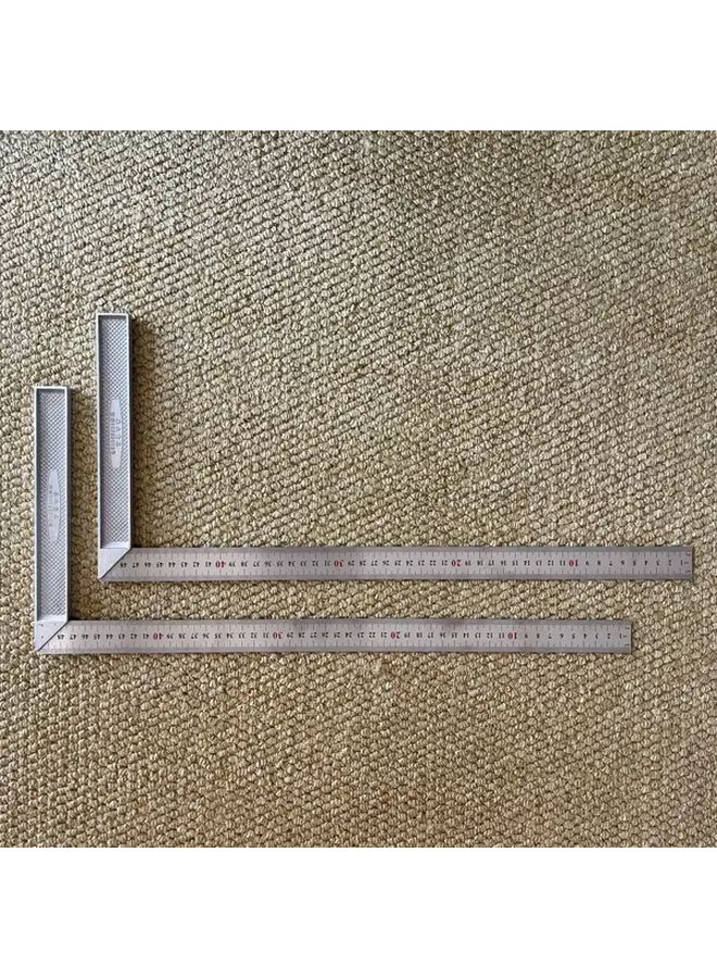 2PCS Metal Angle Measuring Tool Set 500mm Right Angle Ruler High Precision - Image 5