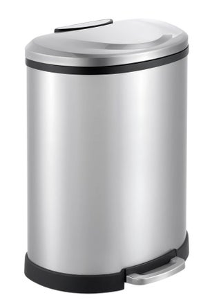 Stainless Steel Pedal Trash Bin 50 LTR with Soft-Close Lid, Fingerprint-Resistant, Hands-Free Waste Disposal for Kitchen, Office, and Bathroom - pzsku/ZB9E620D919E76AB2DC03Z/45/1746198570/c88c00fc-3c7d-4f5a-bbbb-4cc3c57a86b8