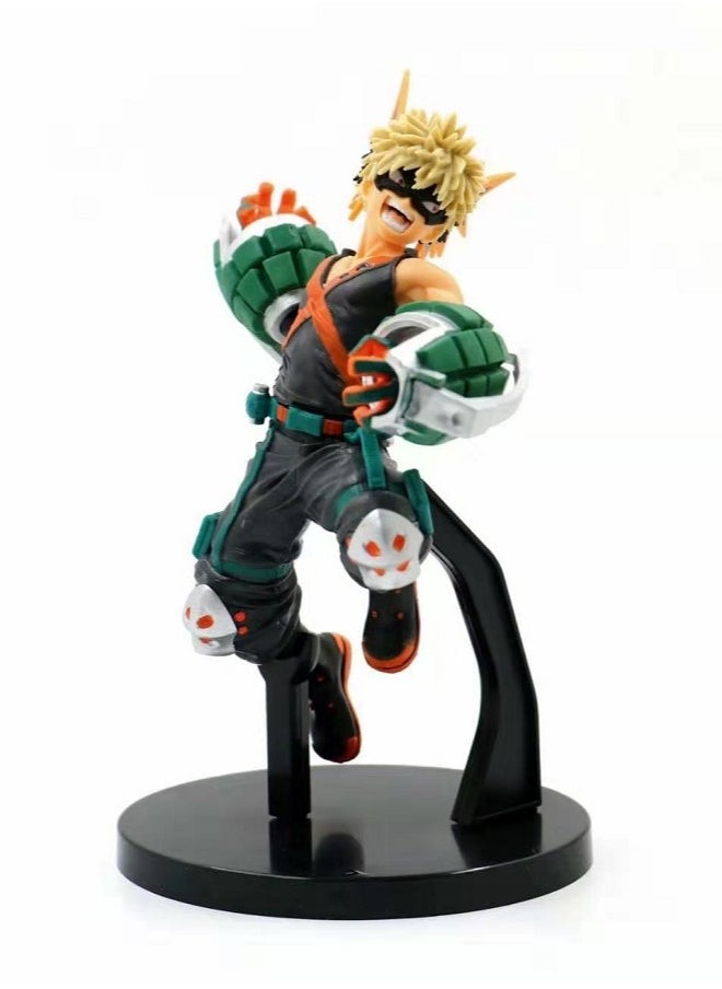 HALAMODO - My Hero Academia Third Generation Battle Version Katsuki Bakugo Figure Model Decoration Piece - Image 1