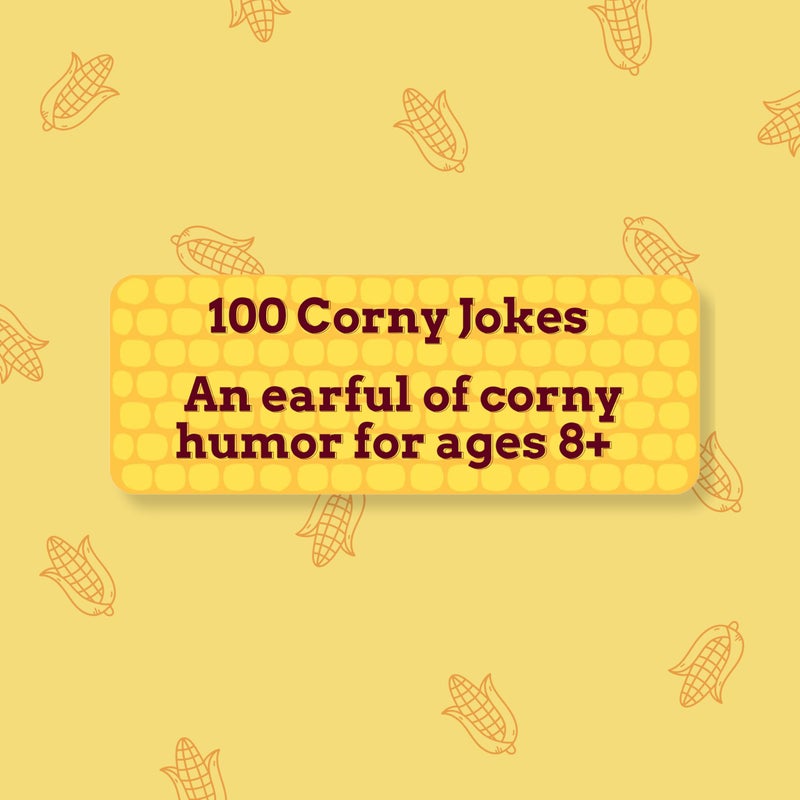 Ridley's Ridley’s 100 A-maize-ing Corny Joke Cards - Includes 100 Jokes for Kids and Adults, Funny Jokes for Family-Friendly Fun - Makes a Great Gift Idea - Image 2