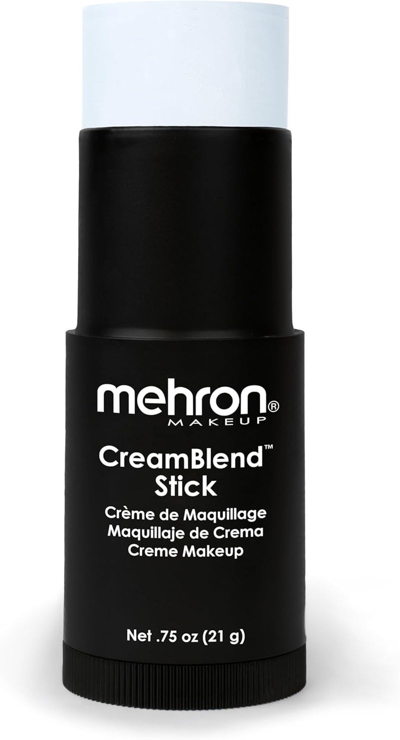 Mehron CreamBlend Stick Makeup - Moonlight White, 0.75 oz (21 g) - Image 1