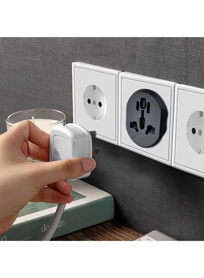 YJ 5-piece travel adapter set, plug adapters, universal adapters for travel in the US, Australia, UK, and Europe, compact in size. Compatible plug types: A, B, C, D, E, F, G, I, J, K, L. (5 pieces) - Image 4