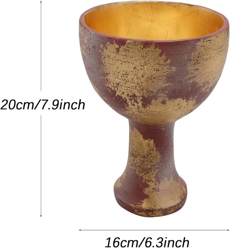Bulex Indiana Holy Grail Jones Cup Crafts 1:1 Resin Replica Halloween Cosplay Movie Prop (Holy Cup) - Image 2