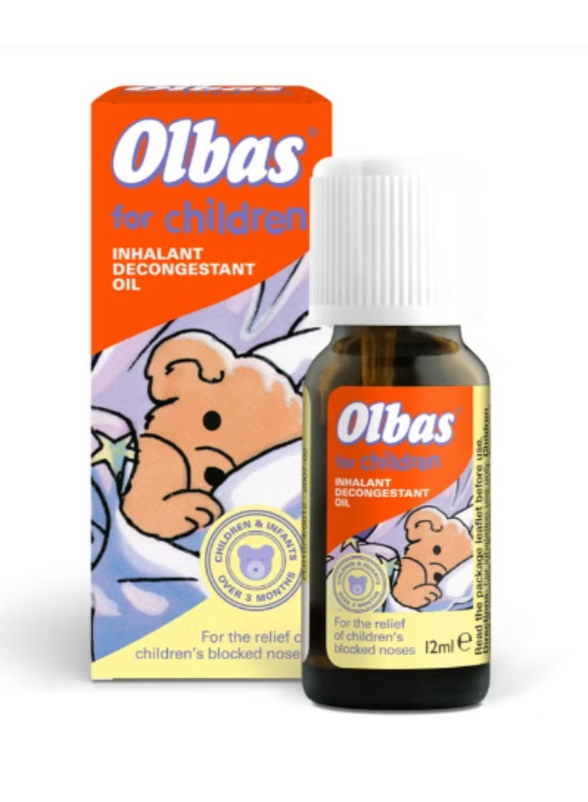 Olbas For Children & Infants Inhalant Decongestant Oil 12ml