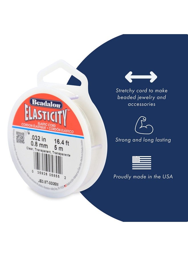 Beadalon Elasticity Stretch Cord 1.0 Mm / .039 In Satin Silver 25 M / 82 Ft - Image 4