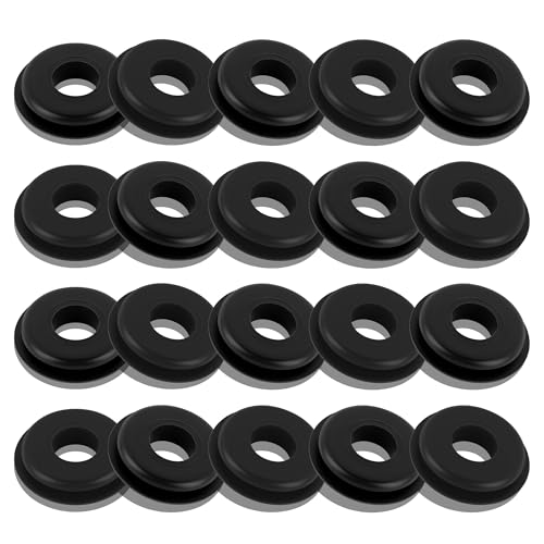 Salior 20PCS Glad Hand Seals for Glad Hand Air HoseRubber Gladhand Seals of Semi Truck AccessoriesAir Lines for Semi Truck Car Accessories Compatible with Tramec Tectran Haldex 20PCS Black - Image 1