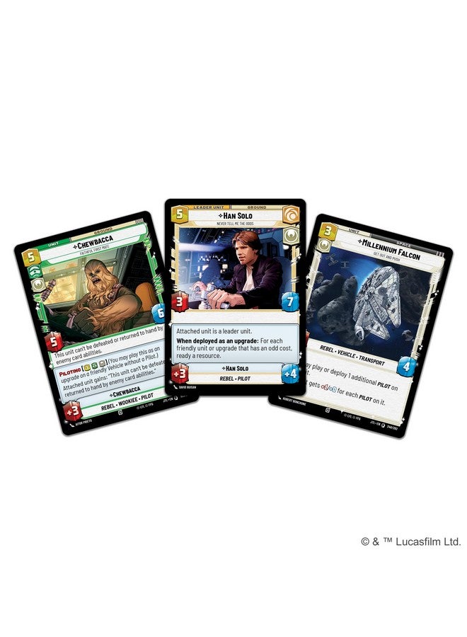 Fantasy Flight Games Star Wars: Unlimited TCG Jump to Lightspeed Han Solo Spotlight Deck - Ready-to-Play 50-Card Deck with Exclusive Cards! Ages 12+, 2+ Players, 20 Minute Playtime, Made by Fantasy Flight Games  - Image 3