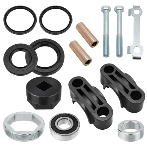 JAVIK Steering Stem Bushing Bearing Seal Holder Nut & Tool Kit for Yamaha Banshee Grizzly Raptor Big Bear Warrior Wolverine YFZ450 Kodiak Bruin Timberwolf 350 400 450 550 600 660 700 - Image 1
