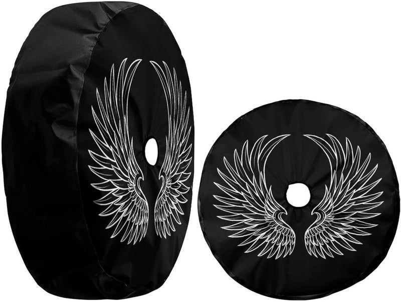 Foruidea Angel Wings Spare Tire Cover 17 inch - Image 3