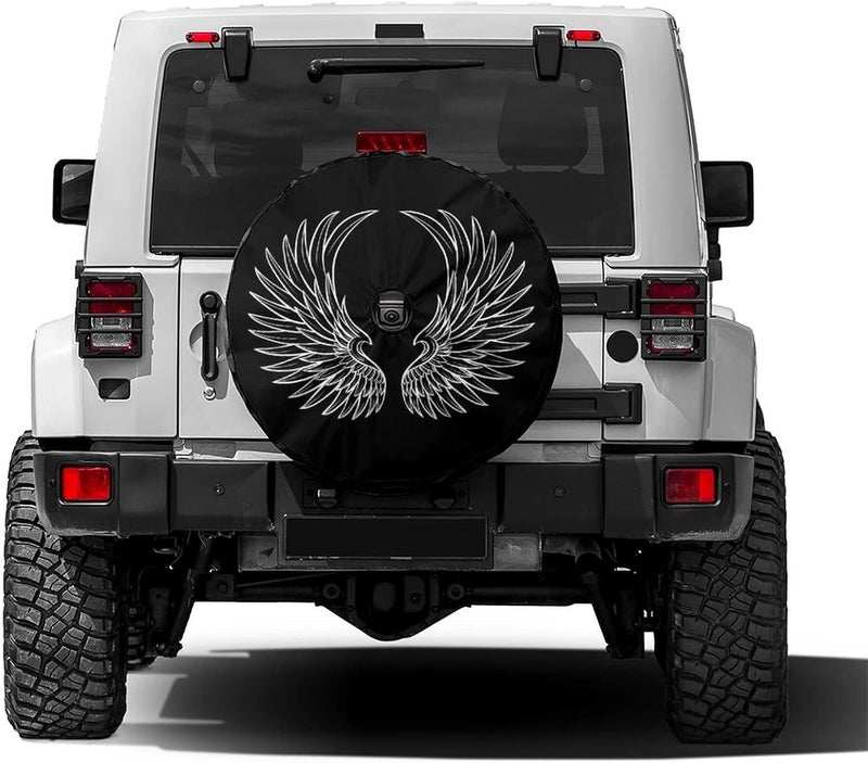 Foruidea Angel Wings Spare Tire Cover 17 inch - Image 1