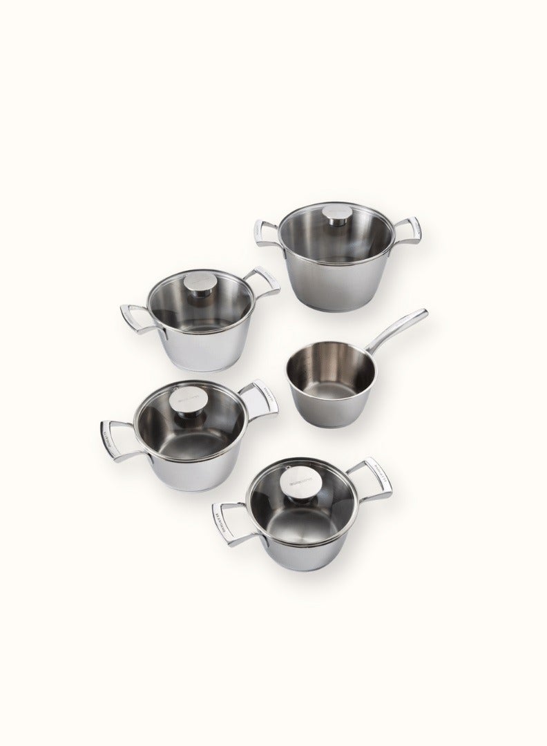 Bugatti Casa Bugatti - Stainless Steel  9pc Cookware Set - Image 1