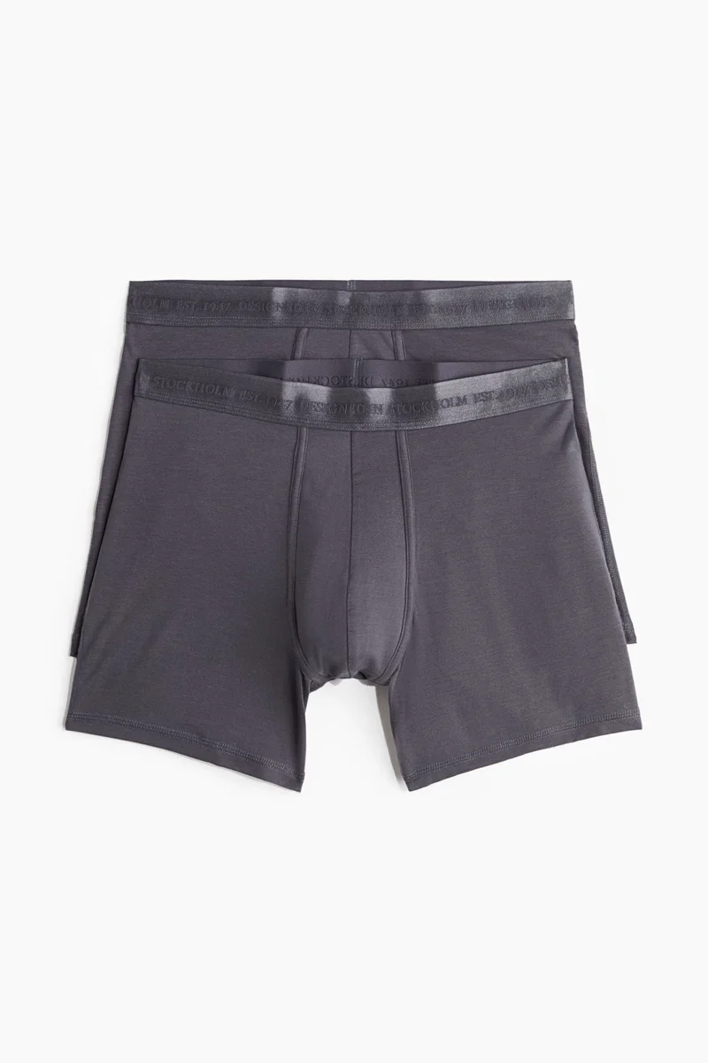 H&M 2-pack mid trunks with Lycra®
