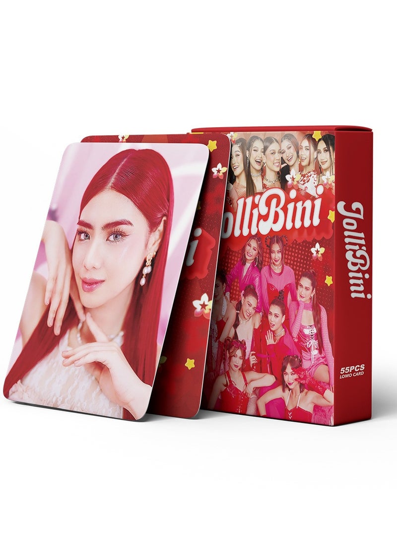 NIBEMINENT 55 Pcs BINI JolliBINI Lomo Cards Card For Fans Collection Gifts - Image 3