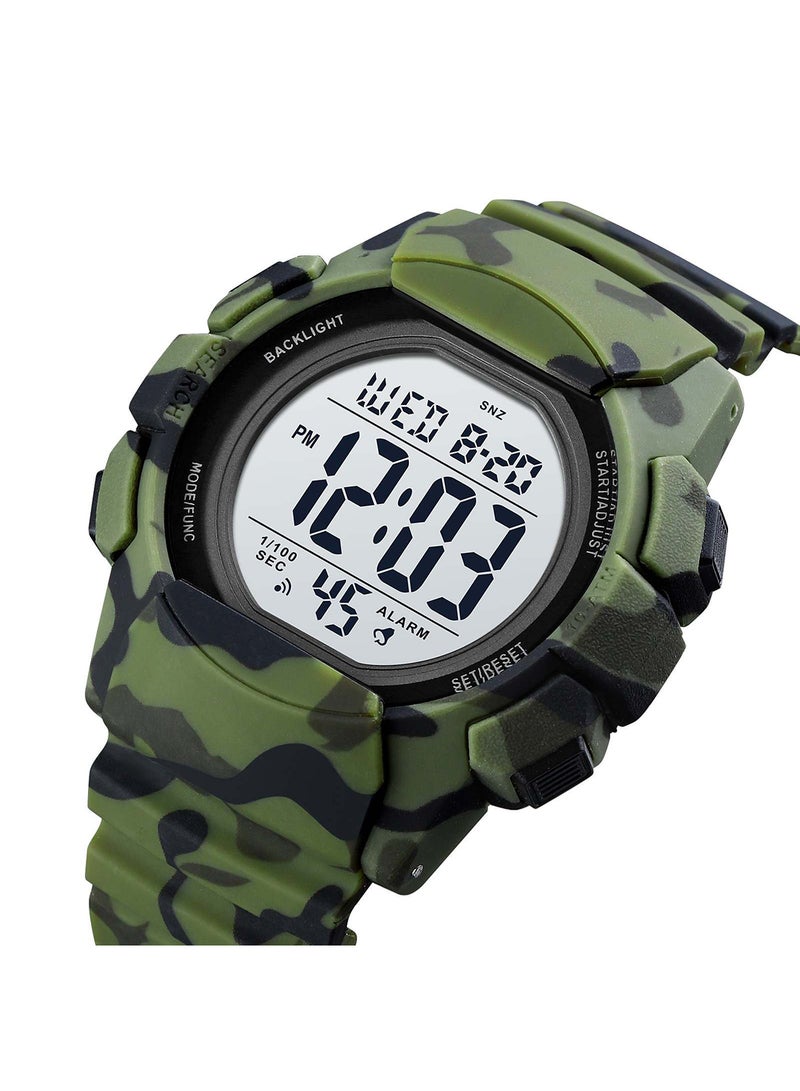 Men's Military LED Light Digital Sport Watch 1771GNCM - Image 3
