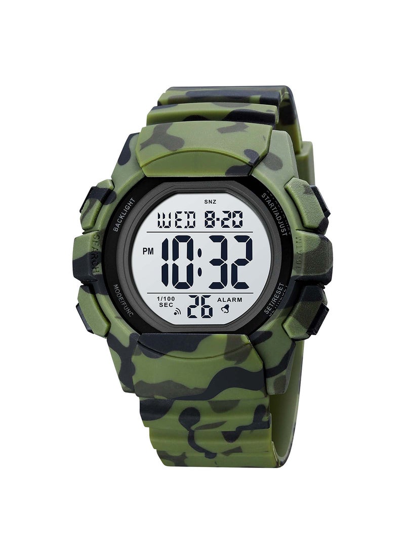 Men's Military LED Light Digital Sport Watch 1771GNCM - Image 1