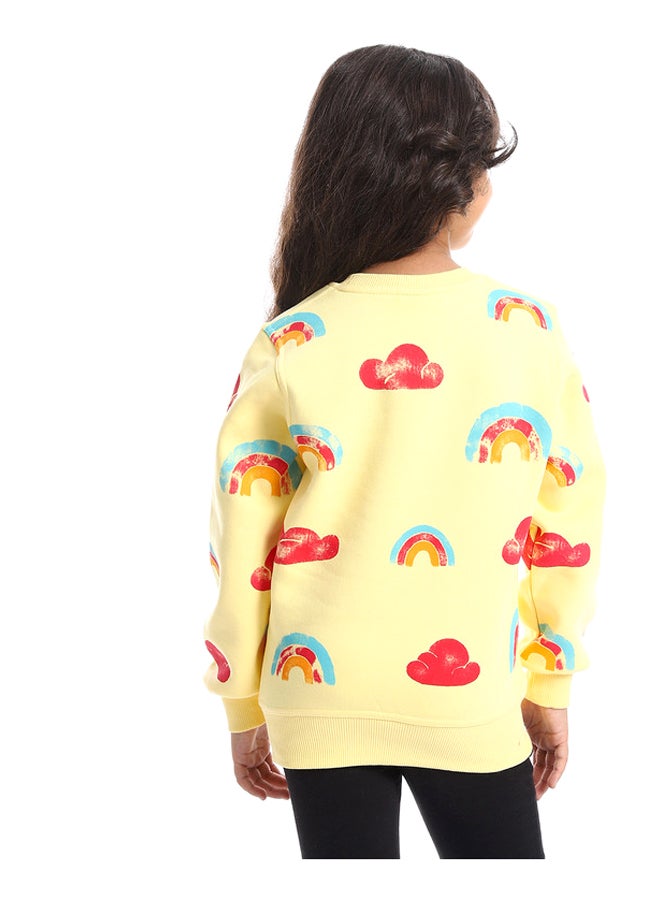 DIADORA سويت شيرت مطبوع للبنات - Image 3