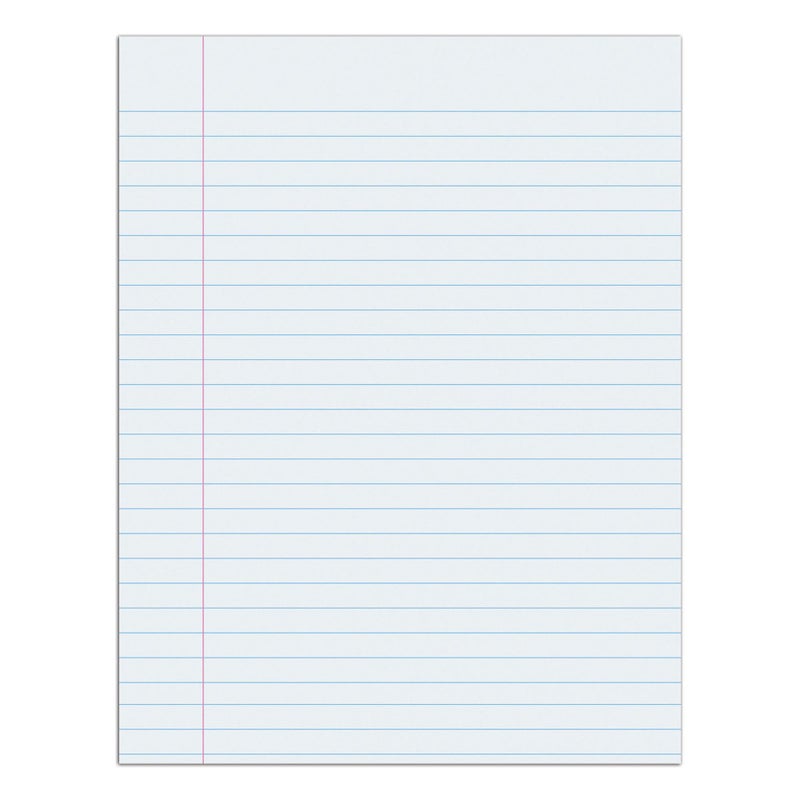 Pacon ورق تكوين باكون®، غير مثقب، 3/8" قاعدة، 8 1/2" × 11"، أبيض، عبوة من 500 ورقة - Image 3