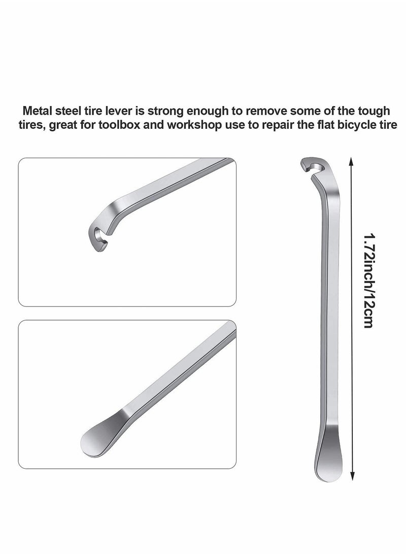 KASTWAVE - Bicycle Spoke Wrench, Bike Spoke Tool, with 1 Piece Tire Lever, Bike Rim Correct Kit Cycling Pocket Tools for Bike Repair, Totally 6 Pieces Spoke Tool Kit (5 PCS) - Image 1