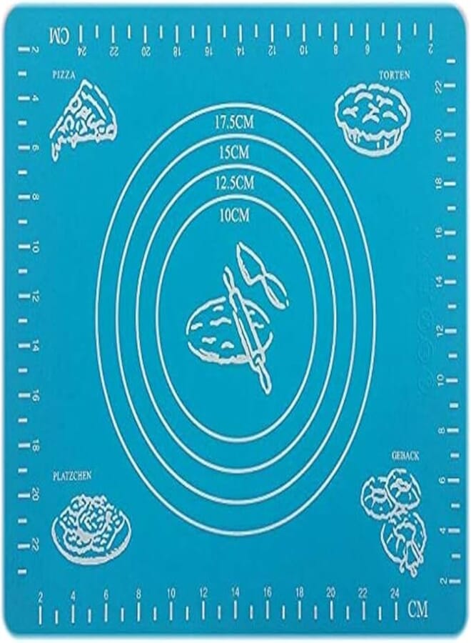 Spaceshoop Silicone Baking Mat for Pastry Rolling with Measurements Pastry Rolling Mat_ with one years guarantee of satisfaction and quality