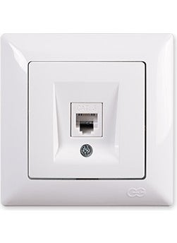 Günsan Elektrik - Günsan Vısage White Numeris Telephone Socket (Mkz) - Image 1