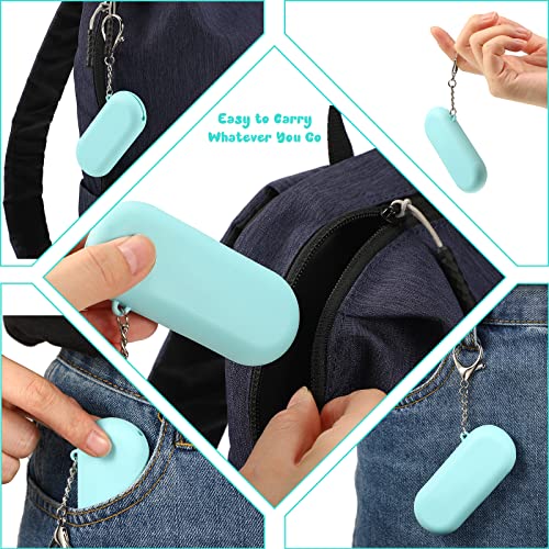 Meanplan 4 Sets Cruise Ship Essentials,4 Set Silicone Straws with Case Reusable Silicone Portable Drinking Straw Set for Party Travel Cold or Hot with 4 Carry Case, 4 Cleaning Brushes (Classic Color) - Image 4