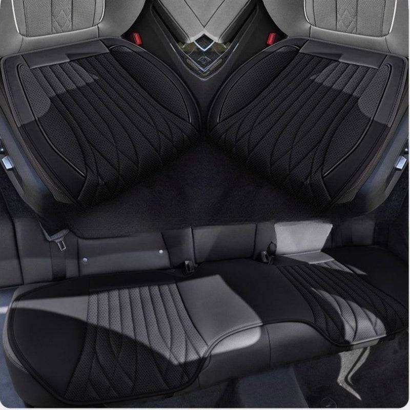 3pcs Martha Red Zhenghong Yz01 Three Piece Saddle Car Seat Cushion 2025 New Model All Season Breathable Full Faux Leather Seat Covers Suitable For Volkswagen - Image 1
