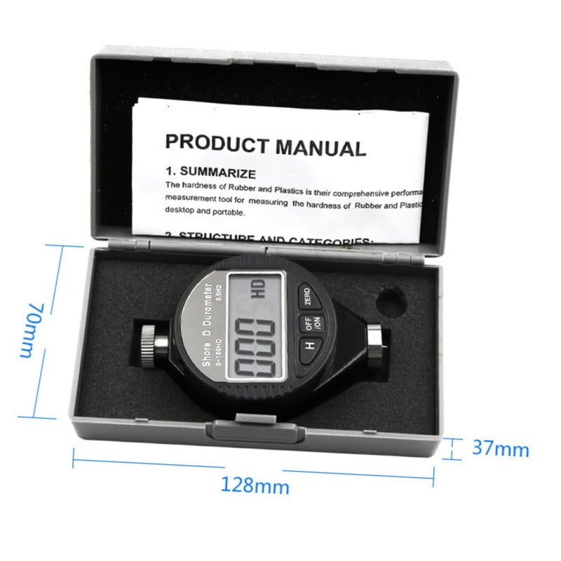 Digital Shore Durometer Hardness Tester LCD Display for Rubber Plastic Leather Accurate Measurement - Image 5