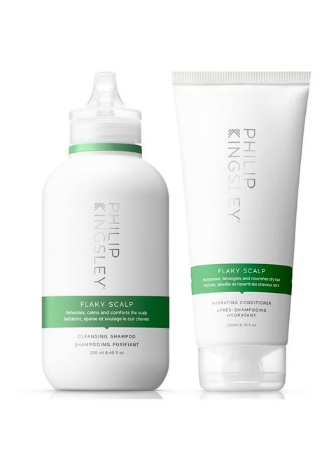 Flaky Scalp Shampoo and Conditioner Set for Dry Scalp Cleansing Hair Products Soothing, Soothes and Calms