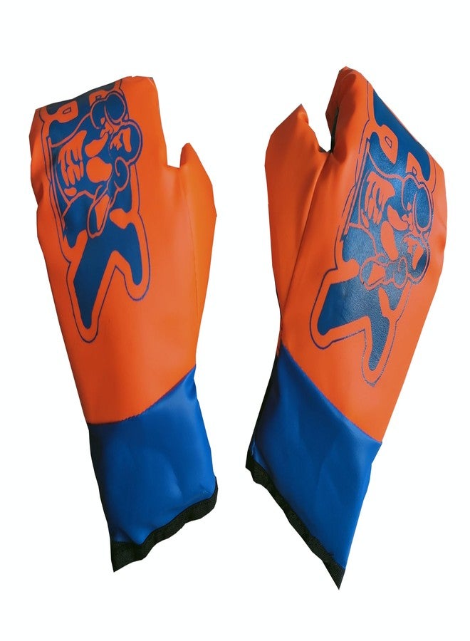 BYSON Kids Boxing Set with Punching Bag and Gloves, Training Kit for Ages 3-8 Years, Blue Orange - Image 3