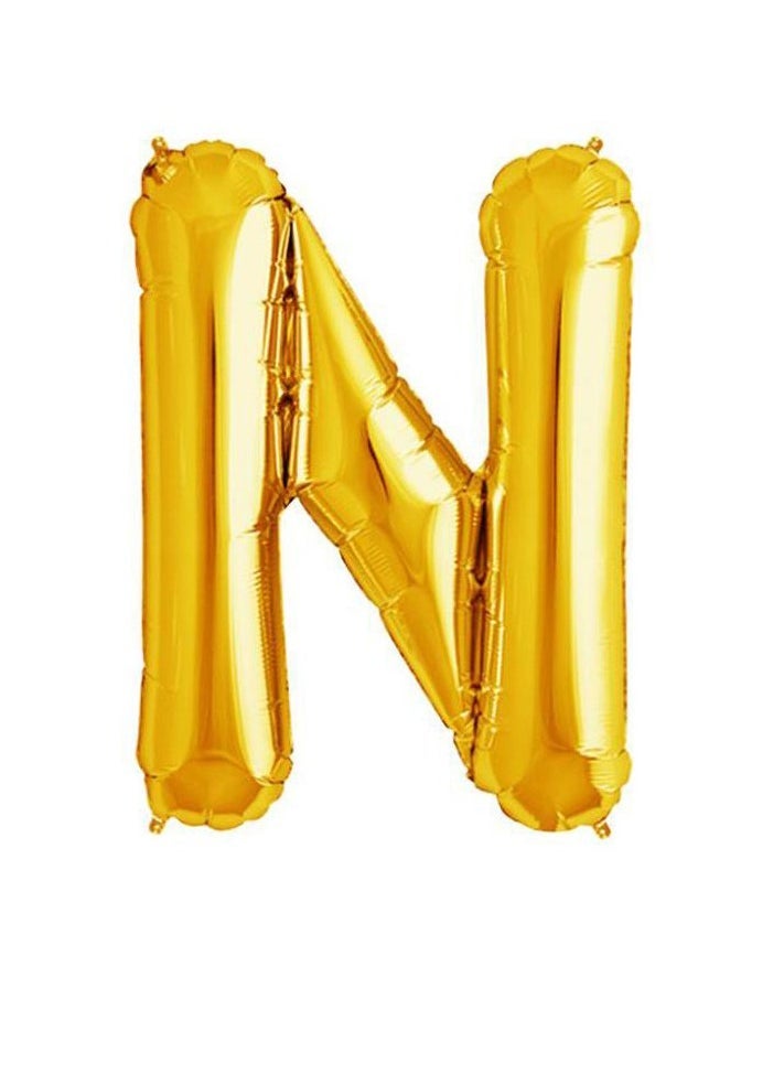 بارتي فن بالون الحروف احباط 40 بوصة (N) اللون الذهبي - Image 1