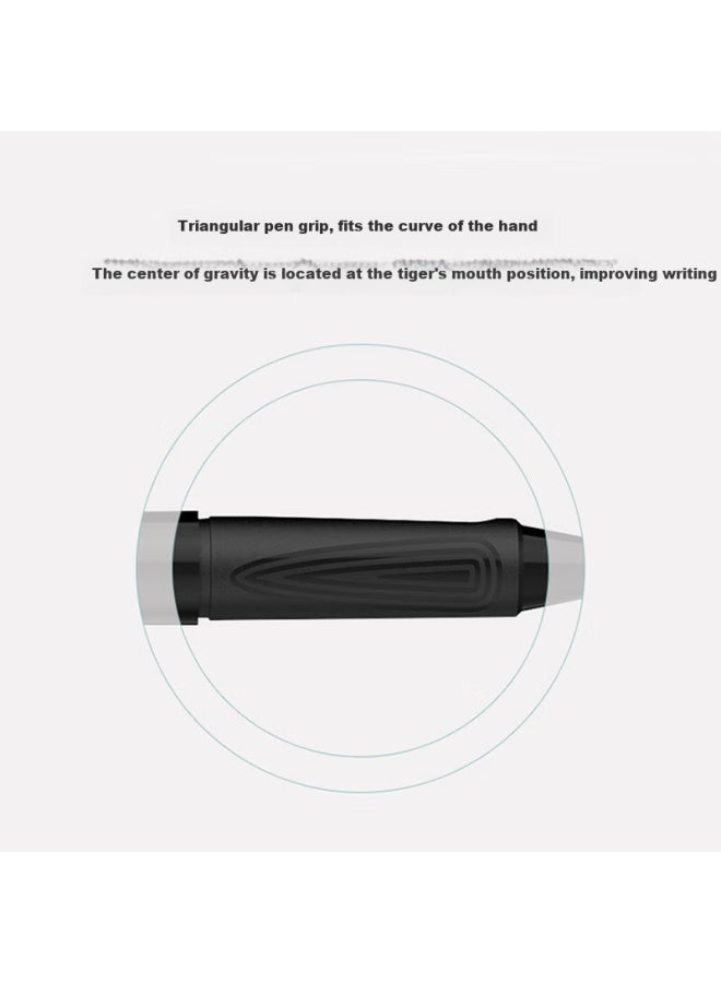 شنايدر Schneider Signature قلم حبر جاف Bk406r أسود 0.5mm رأس رصاصي، مستورد من ألمانيا، للطلاب والمكاتب اليومية لقلم حبر أسطواني مع حشوة قابلة للاستبدال - Image 3