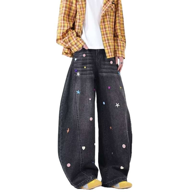 Unisex Casual Daily Denim Jeans - Image 5