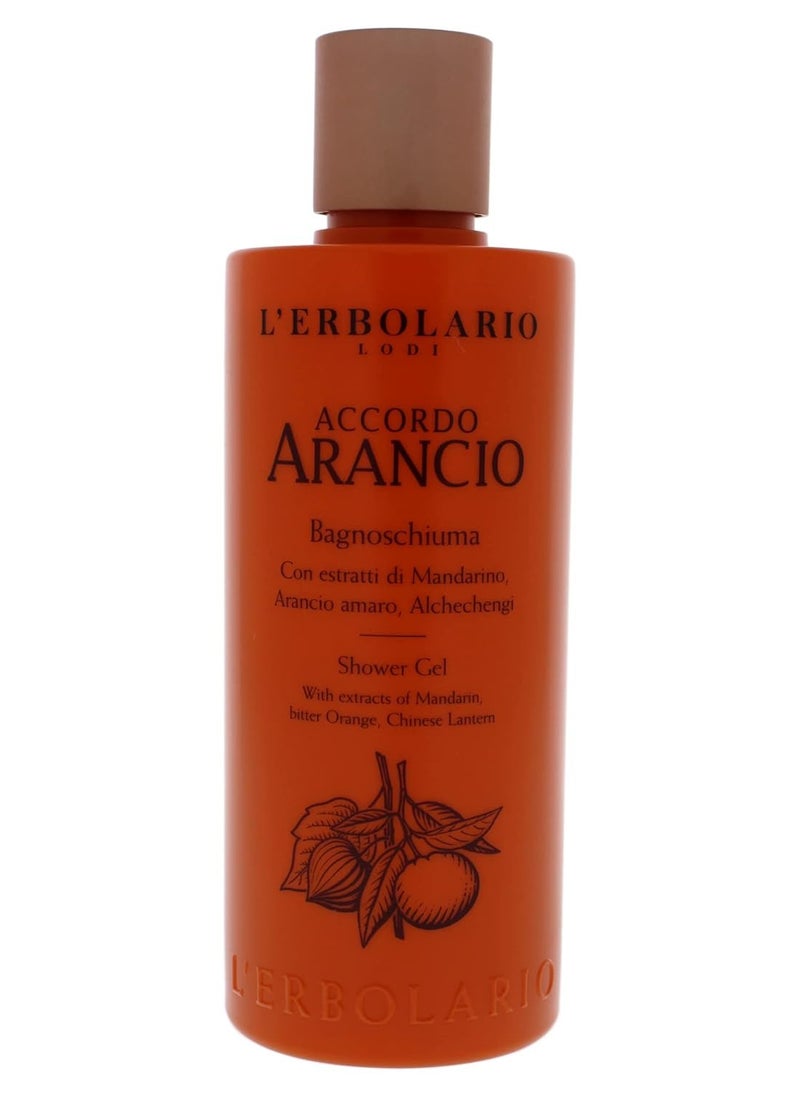 L'Erbolario L'Erbolario Accordo Arancio Shower Gel - Positive And Comforting Citrus Scent - Awakens The Well-Being Of The Body - Leaves Skin Toned And Moisturized - Paraben Free - Long Lasting Scent - 8.4 Oz  - Image 2