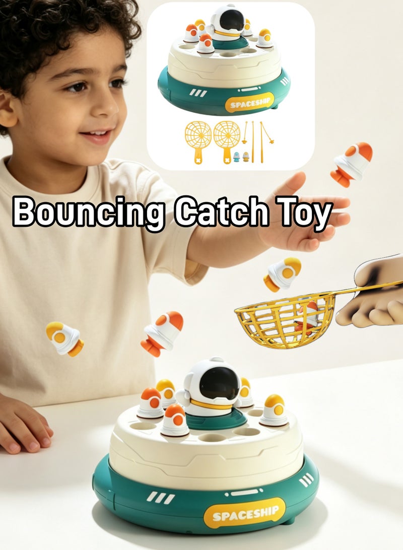 Montessori Toddler Toys, 4-in-1 Baby Busy Catch, Bounce and Catch Game,Sensory Toys with Music 360° Rotating, Travel Toys for Educational Toddler Activities for Toddlers 3+ Year Old,Early Brain Development Birthday Gifts,Montessori Toys for 2 3+ Year Old Boys Girls, - Image 1