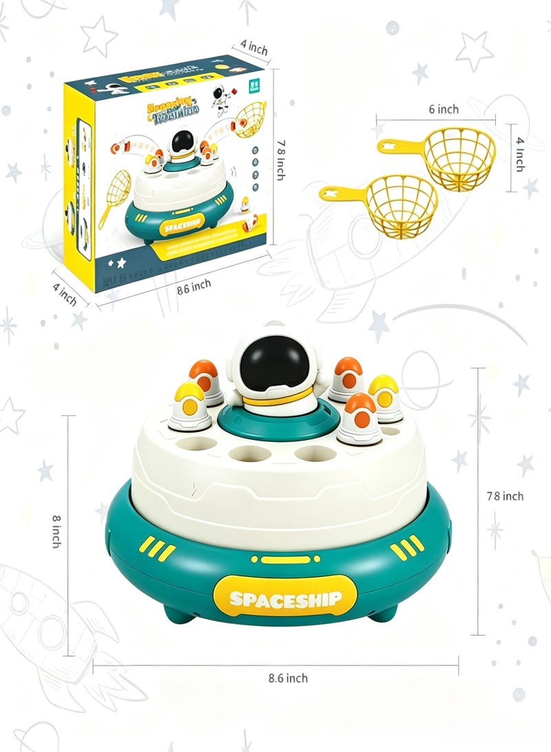Montessori Toddler Toys, 4-in-1 Baby Busy Catch, Bounce and Catch Game,Sensory Toys with Music 360° Rotating, Travel Toys for Educational Toddler Activities for Toddlers 3+ Year Old,Early Brain Development Birthday Gifts,Montessori Toys for 2 3+ Year Old Boys Girls, - Image 2