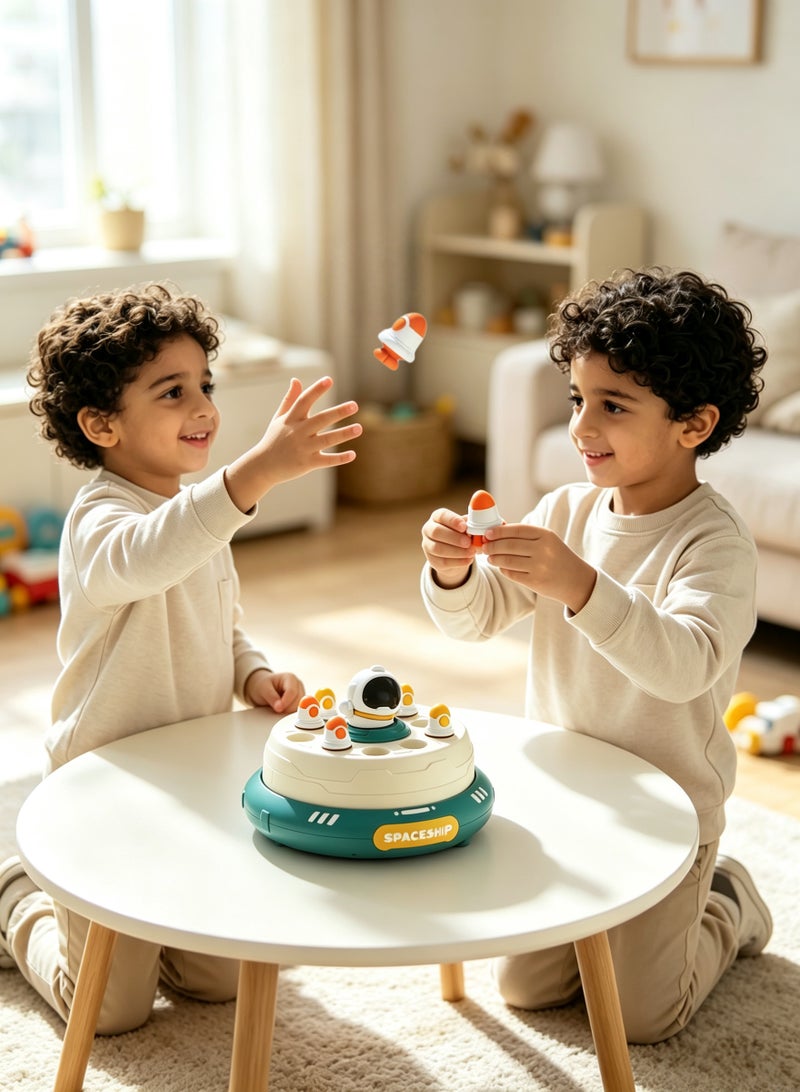 Montessori Toddler Toys, 4-in-1 Baby Busy Catch, Bounce and Catch Game,Sensory Toys with Music 360° Rotating, Travel Toys for Educational Toddler Activities for Toddlers 3+ Year Old,Early Brain Development Birthday Gifts,Montessori Toys for 2 3+ Year Old Boys Girls, - Image 3