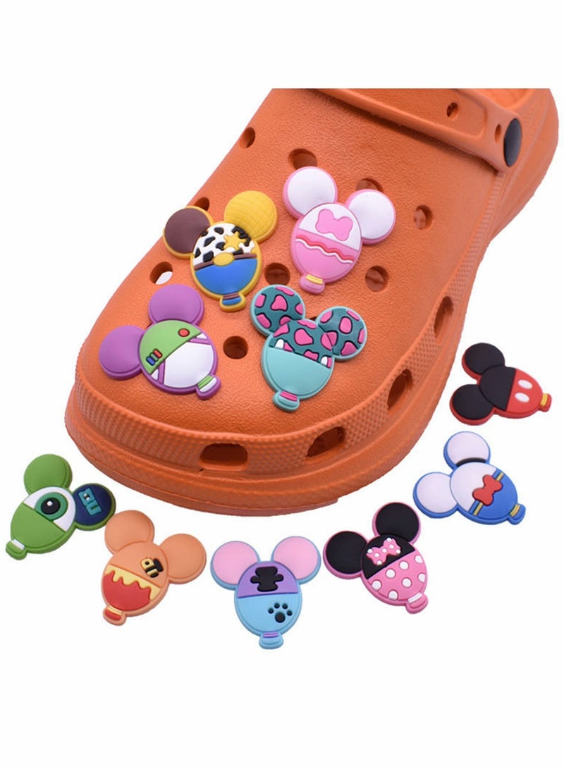 Excefore Shoes Decorations Charms Crocs Jibbitz Accessories Buckle Party Favors ​Mini Charm for Women Girls Men Party Favor Wristband Decoration 50PCS - Image 2