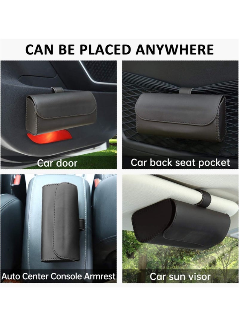 Magnetic Sunglasses Storage Case for Car Black - Image 4