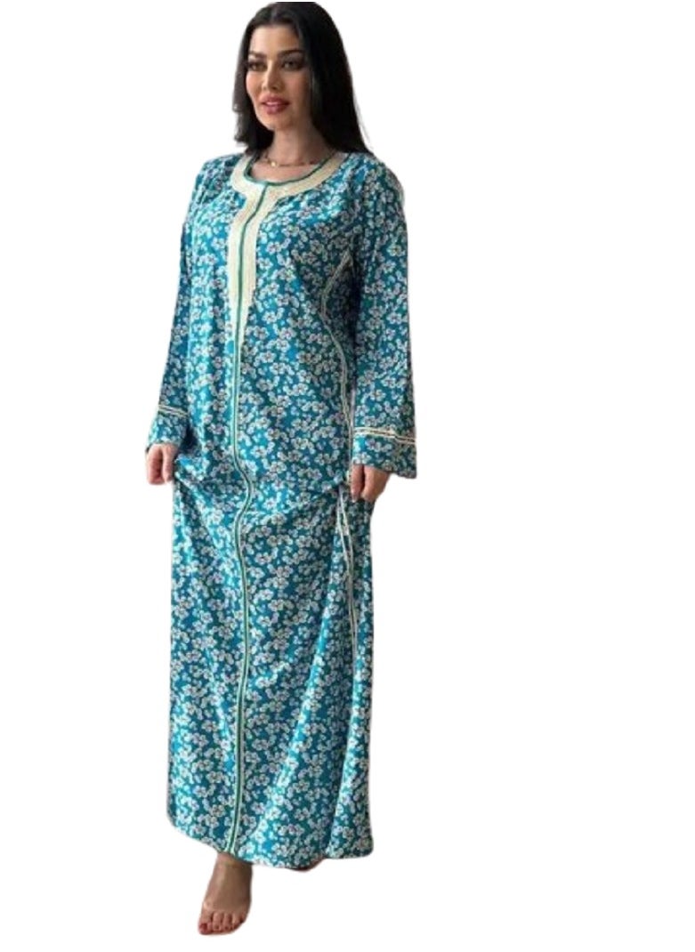 Generic - Women's summer jalabiya for home and reception - comfortable and light material - Image 1