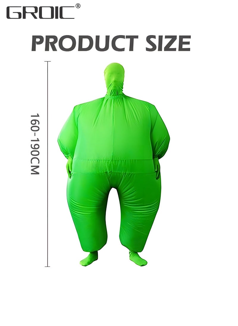 GROIC - Funny Adult Size Inflatable Full Body Costume Suit Air Fan Operated Blow Up Fancy Dress Inflatable Jumpsuit Costume Party Dress up Toys - Image 1