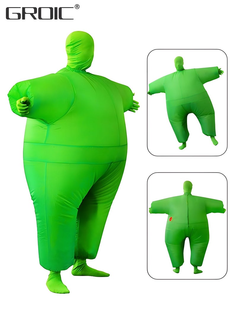 GROIC - Funny Adult Size Inflatable Full Body Costume Suit Air Fan Operated Blow Up Fancy Dress Inflatable Jumpsuit Costume Party Dress up Toys - Image 1